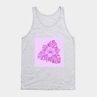 Tropical Purple Hibiscus Tank Top